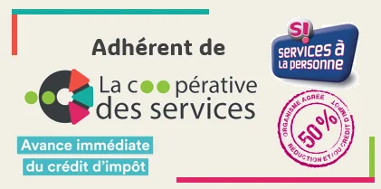 Adhérent de La coopérative des services — Services à la personne, avance immédiate du crédit d'impôt de 50 %